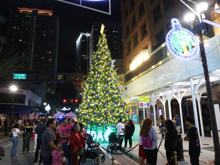 Downtown Miami Tree Lighting and Holiday Village Downtown Miami Tree Lighting and Holiday Village