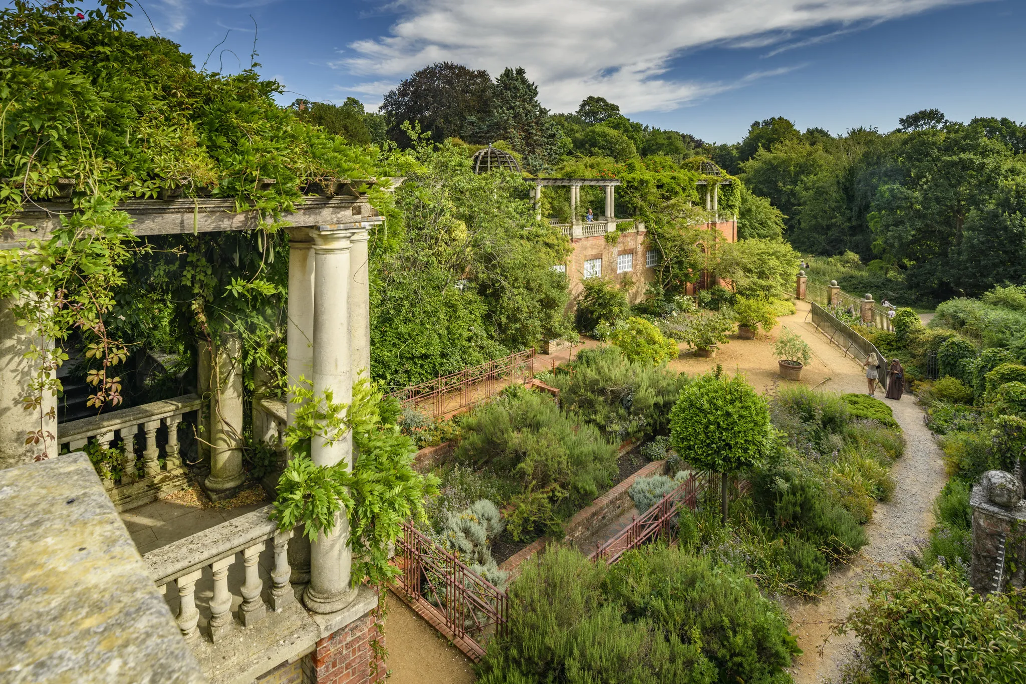 The Hill Garden Pergola, Hampstead Heath, Grade II listed