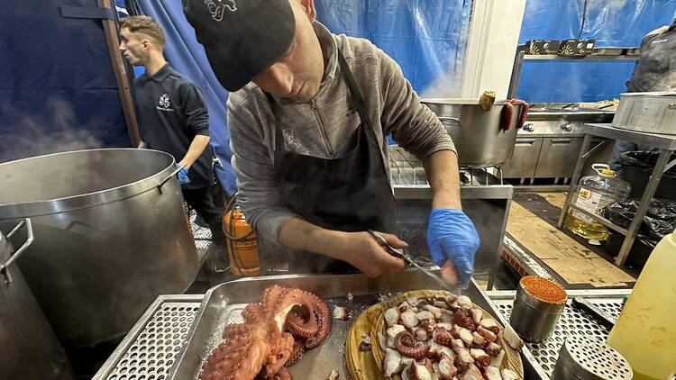 Feria del Marisco Gallego. Ayuntamiento de Leganés
