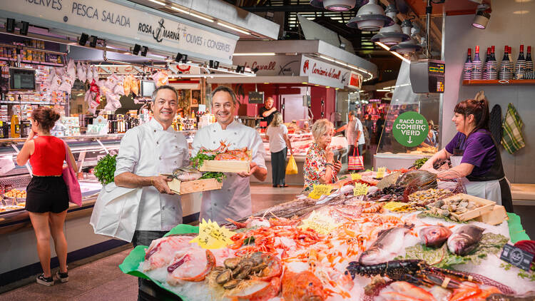 Mercados de Barcelona con la Alta Gastronomía
