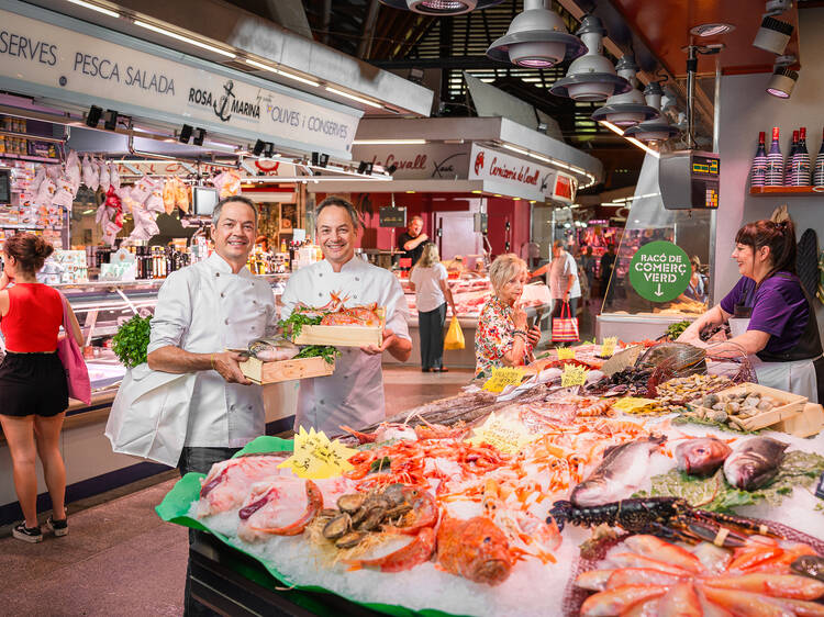 Mercados de Barcelona con la Alta Gastronomía