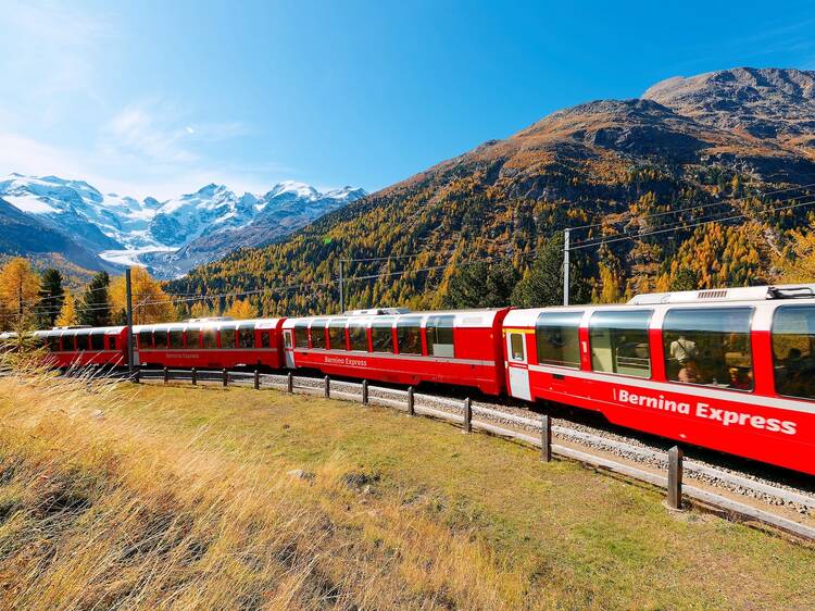 Bernina Express: an action-packed ride from Switzerland to Italy Bernina Express: an action-packed ride from Switzerland to Italy