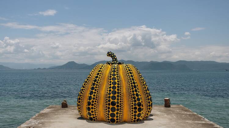 Yayoi Kusama Pumpkin at Naoshima Island, Japan Yayoi Kusama Pumpkin at Naoshima Island, Japan