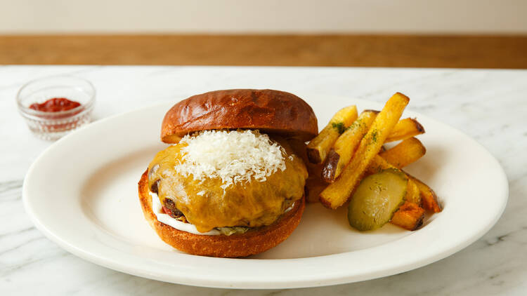 Bite into the beefiest wagyu burger