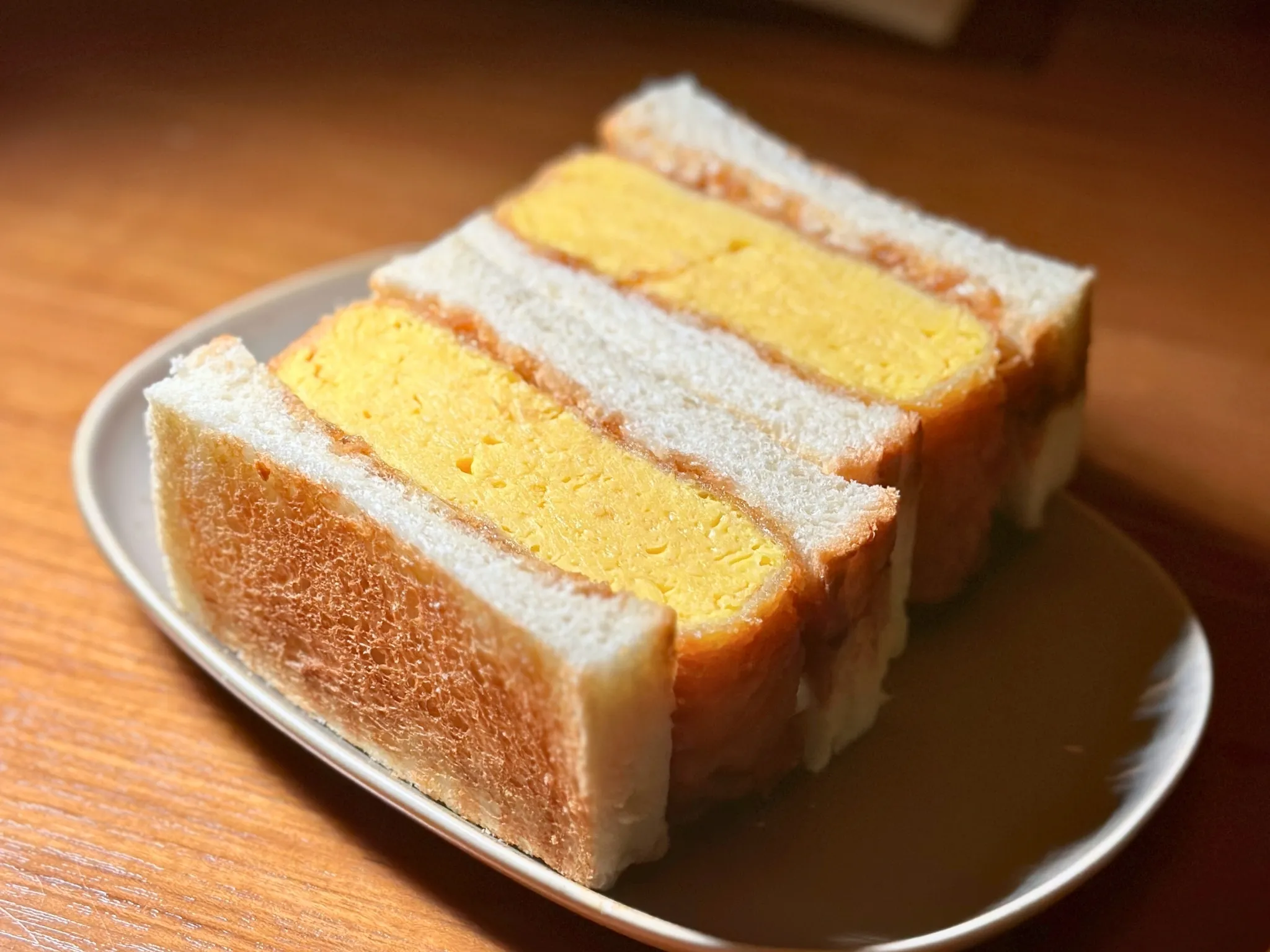 Live Twice tamago katsu sando