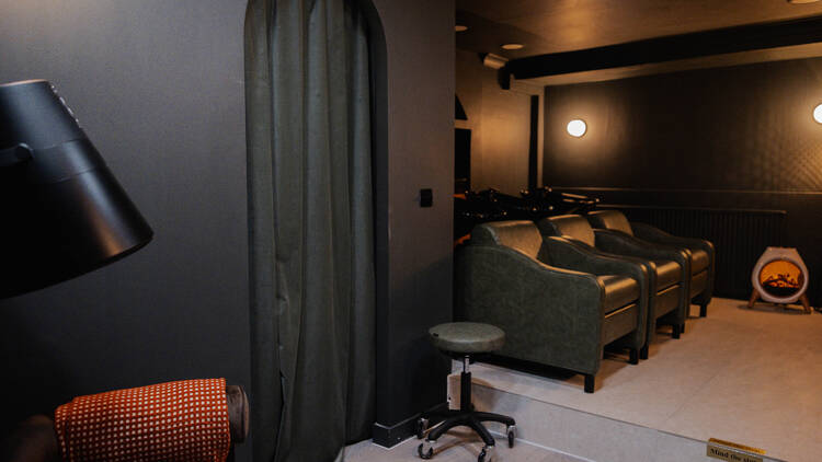 The serene backwash area