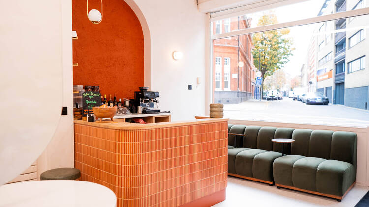 The beautiful salon design (and treats!)