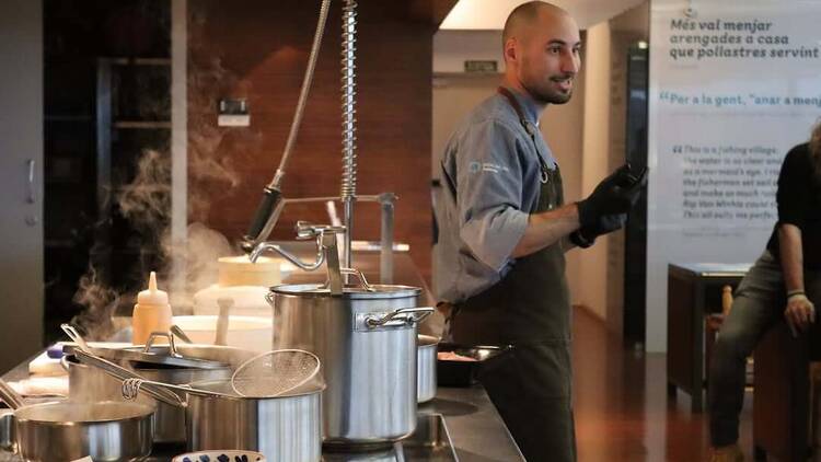 Palamós: cocinar pescado de lonja