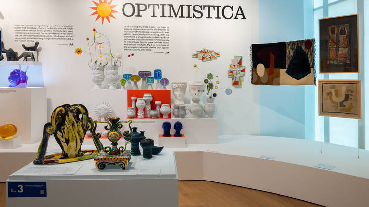 Installation view of The Mad MAD World of Jonathan Adler at Museum of Arts and Design, New York 