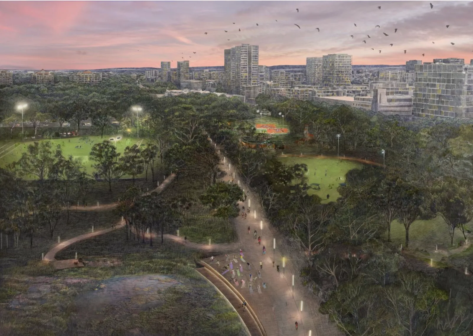 Artist Render of Moore Park South
