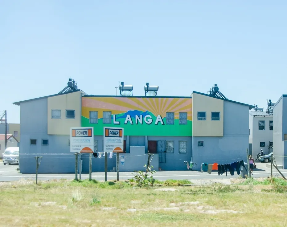 Langa, Cape Town. One of the many townships on the outskirts of Cape Town.