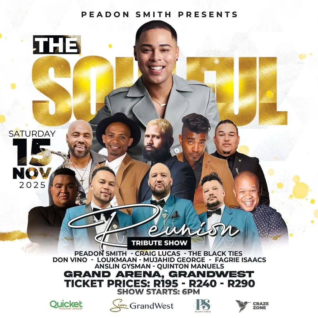 'The Soulful Reunion - The Tribute' presented by Peadon Smith 