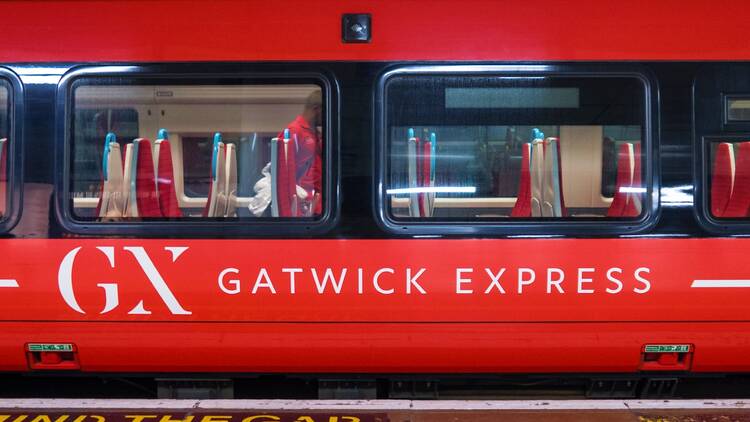 Gatwick Express train, London