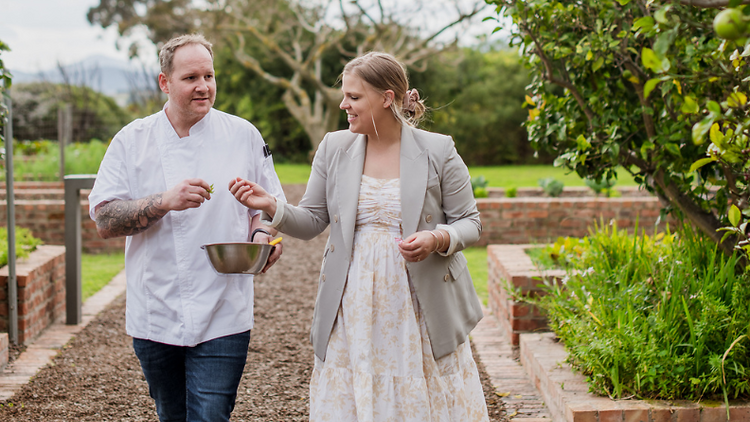 The Restaurant at Newton Johnson, with Alex and Ella Rykaart.