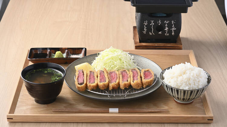 Beef cutlet set menu Beef cutlet set menu