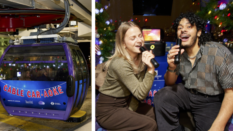  Cable Car-aoke with Time Out and London’s IFS Cloud Cable Car