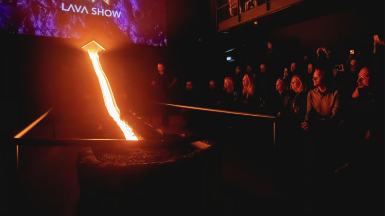 Be inside a volcano at the Lava Show