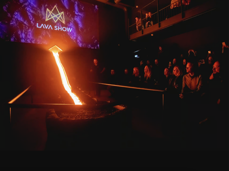 Be inside a volcano at the Lava Show