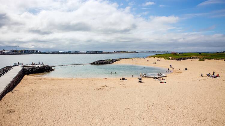 Go for a dip at Nauthólsvík Geothermal Beach