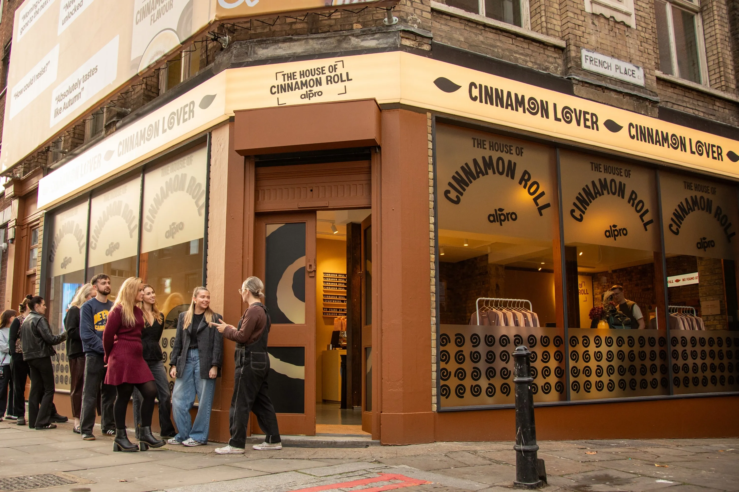 Alpro’s House of Cinnamon Roll pop up in Shoreditch