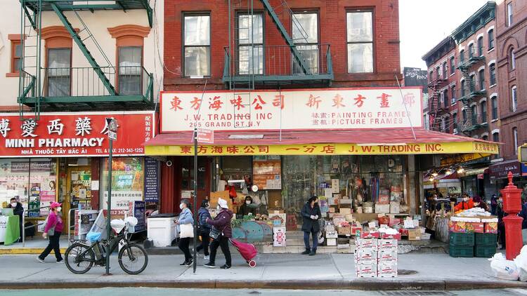 A street in NYC's Chinatown