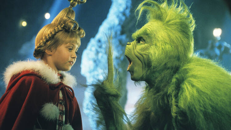 A still from the film How The Grinch Stole Christmas
