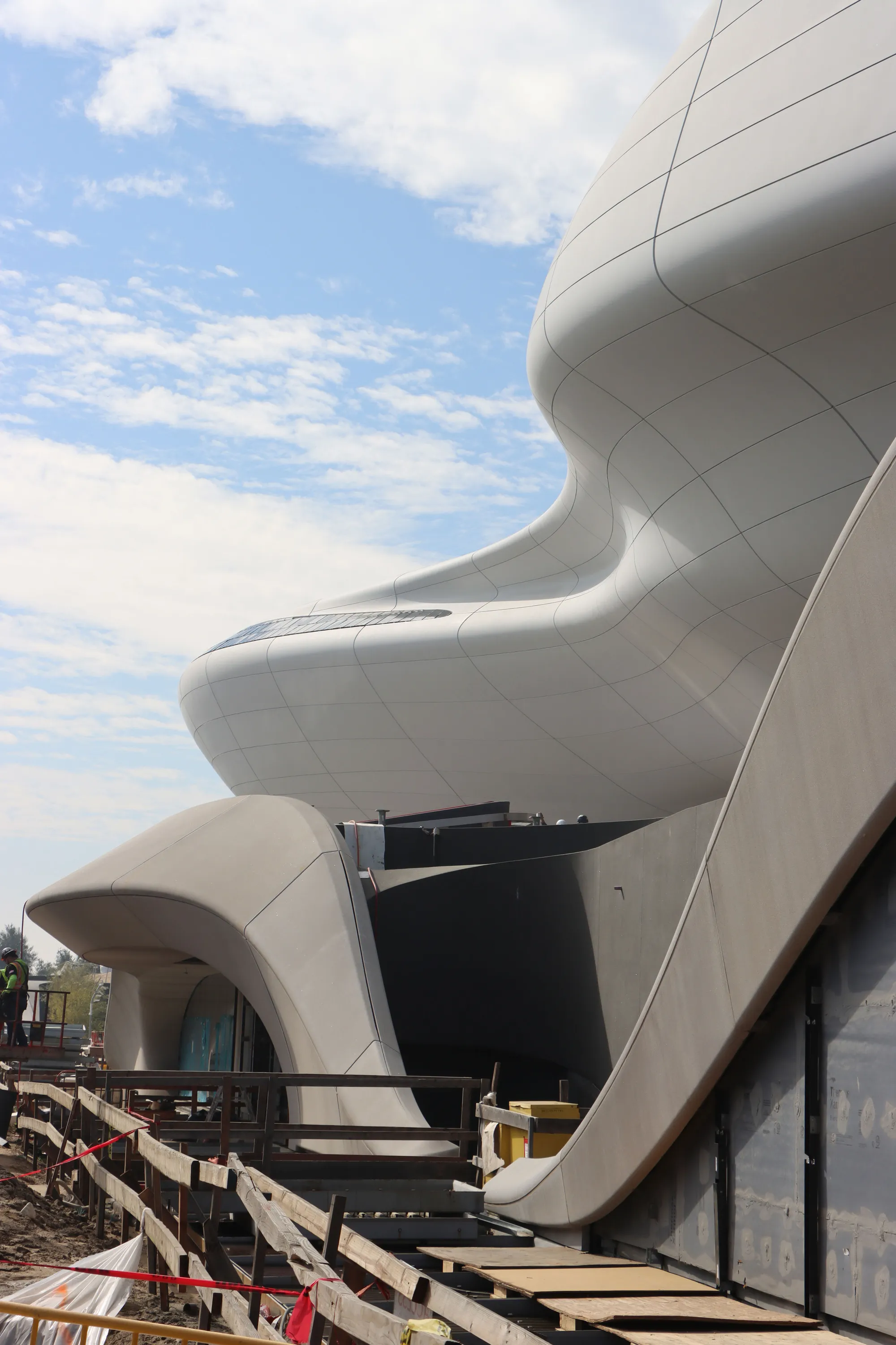 Construction on the Lucas Museum of Narrative Art.