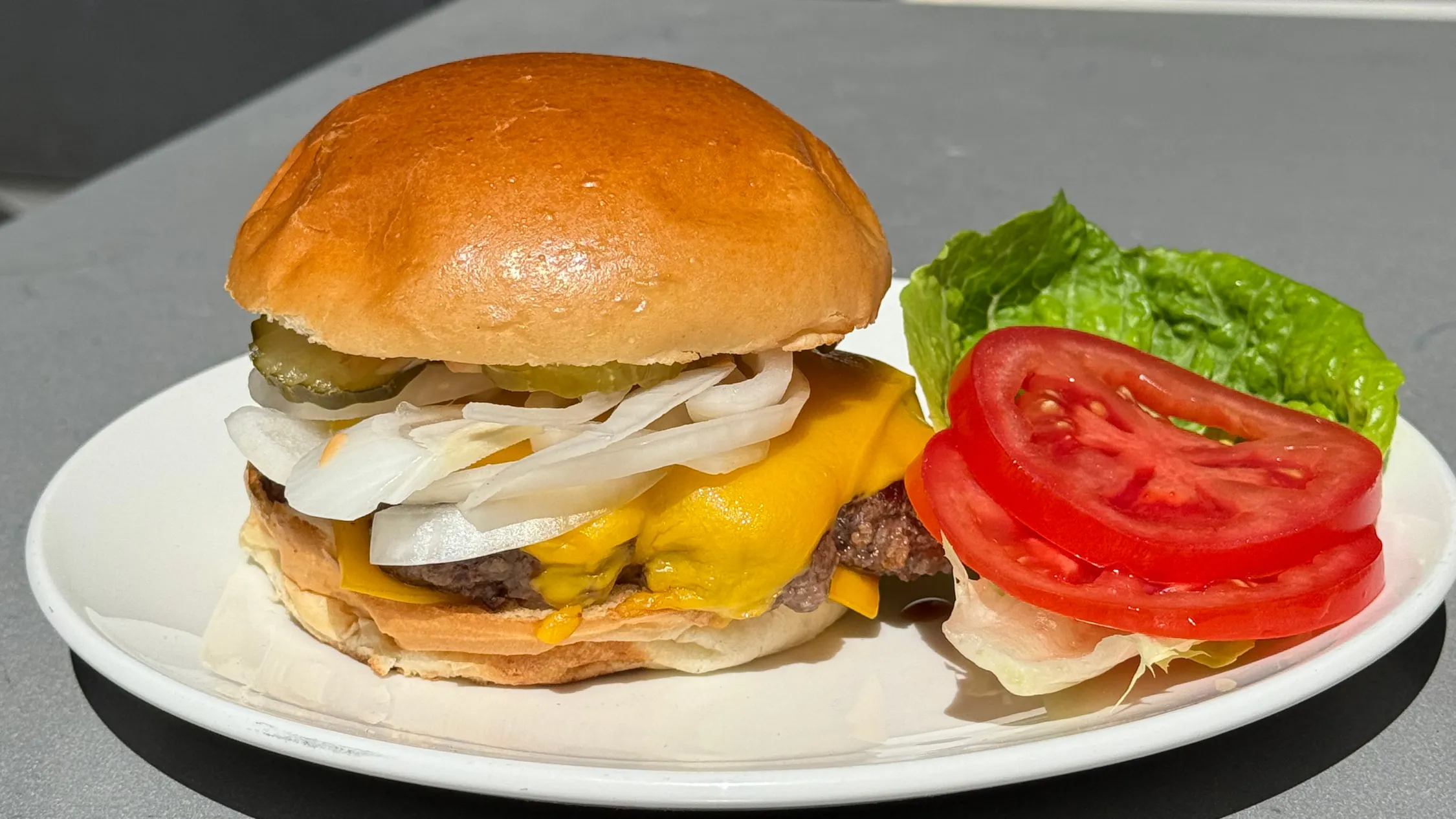 Neil Perry’s burger at Cafe Margaret Double Bay 