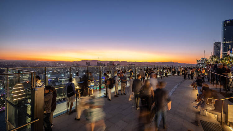 Watch the sunset at Sky Deck Watch the sunset at Sky Deck
