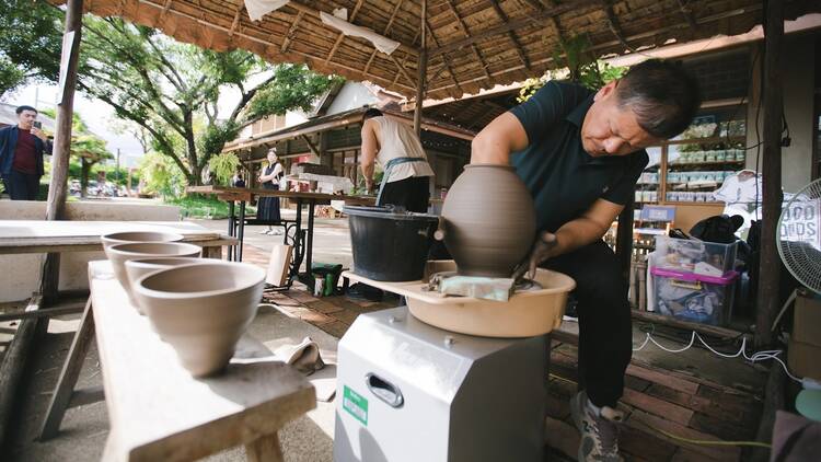 Spin pottery or simply shop from the pros at Chiang Mai’s biggest ceramics festival