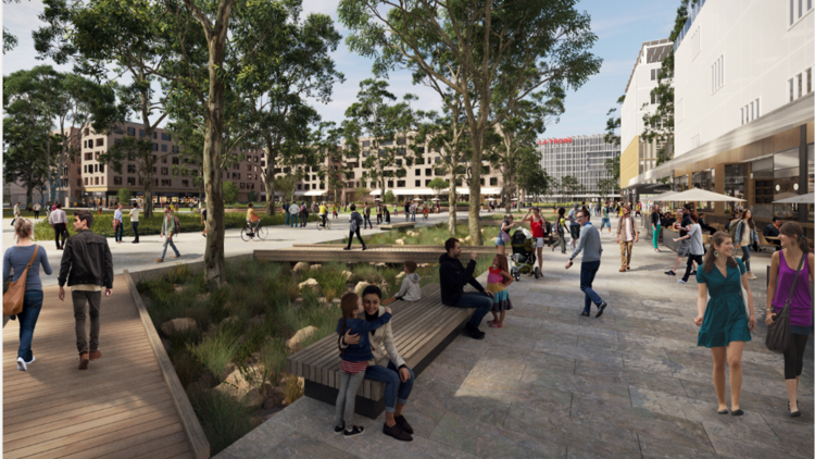 render for La Trobe city