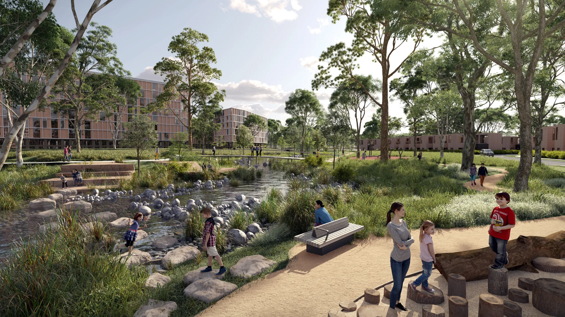 render for La Trobe city