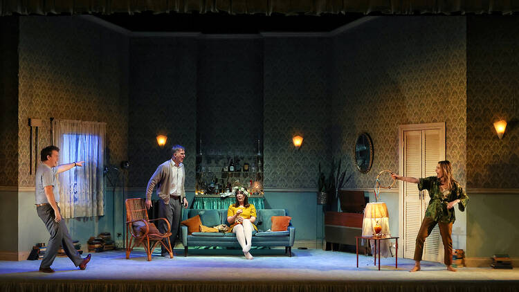 The cast in Who’s Afraid of Virginia Woolf?