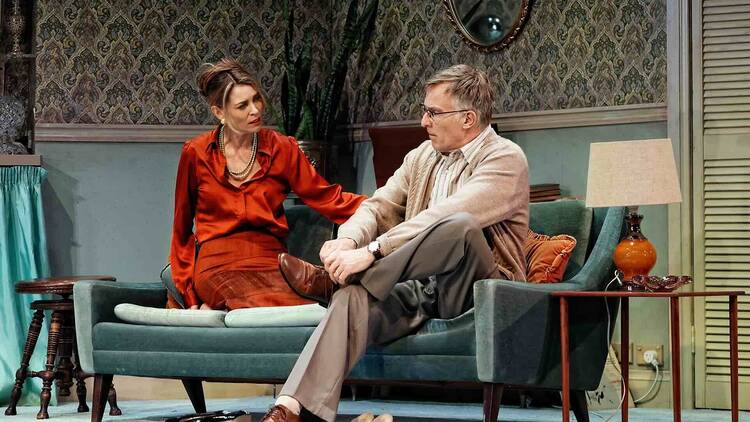 The cast in Who’s Afraid of Virginia Woolf?