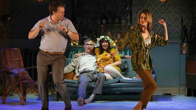 The cast in Who’s Afraid of Virginia Woolf?