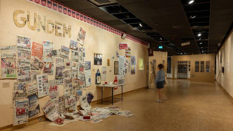 Installation view from the exhibition We've Been at the Tapestry Studio Since the 90s, Salt Beyoğlu