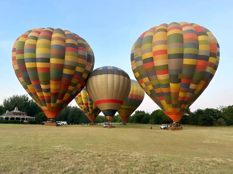 A Sunrise Balloon Ride Over the Magalies