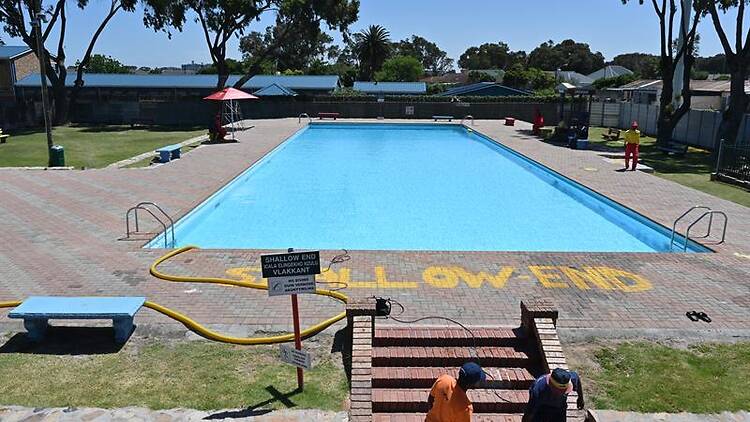 Langa public swimming pool. Langa public swimming pool.