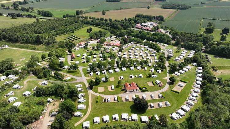 St Helens in the Park, caravan park and campsite in England St Helens in the Park, caravan park and campsite in England