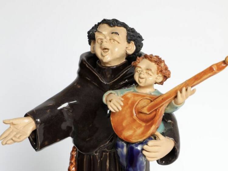 Esculpir o Santo António