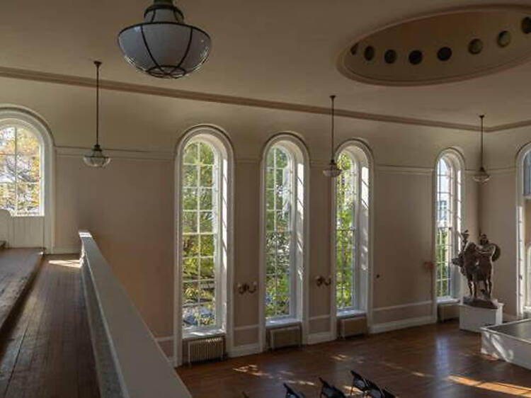 See photos of the fully restored Poppenhusen Institute, once home to the nation's first free kindergarten, in Queens