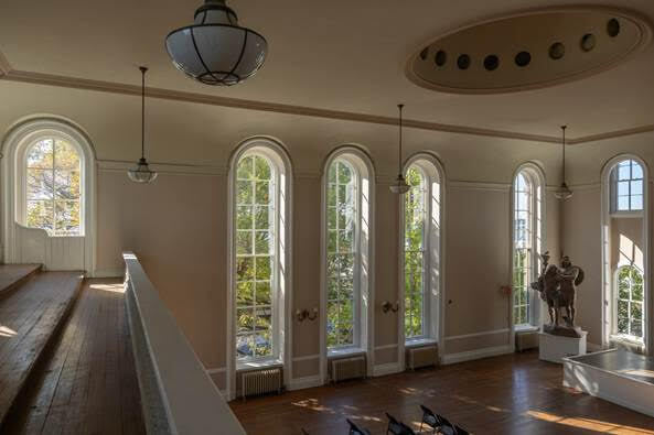 See photos of the fully restored Poppenhusen Institute, once home to the nation's first free kindergarten, in Queens