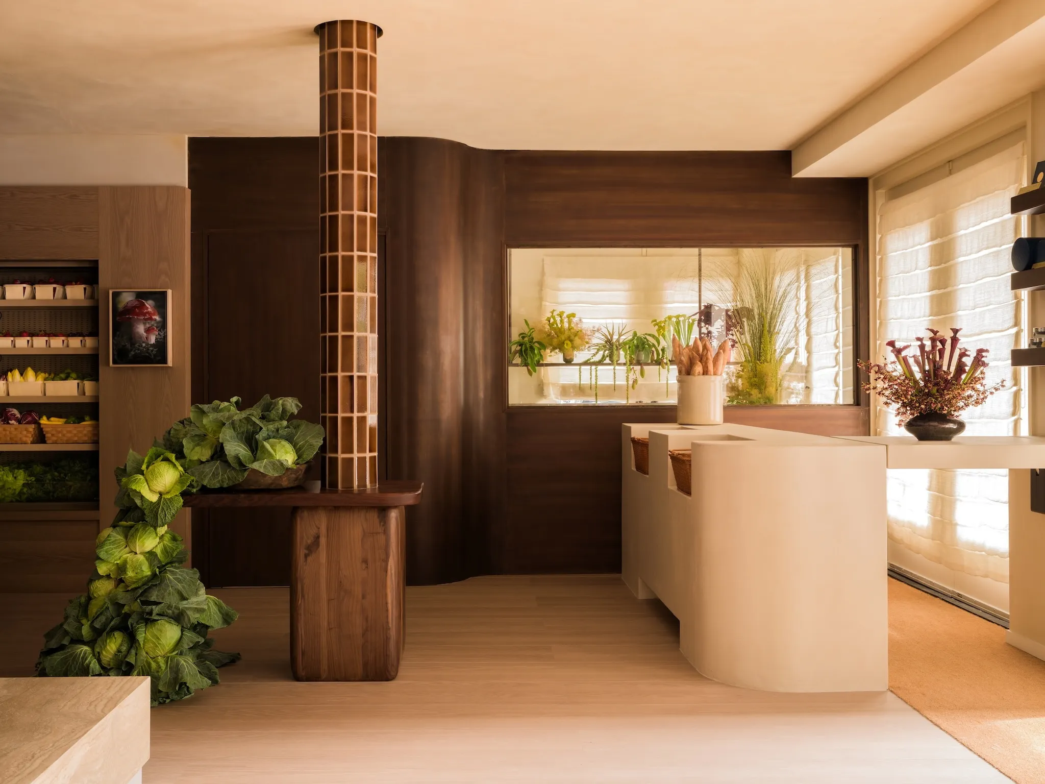 The inside of Meadow Lane - gourmet grocer