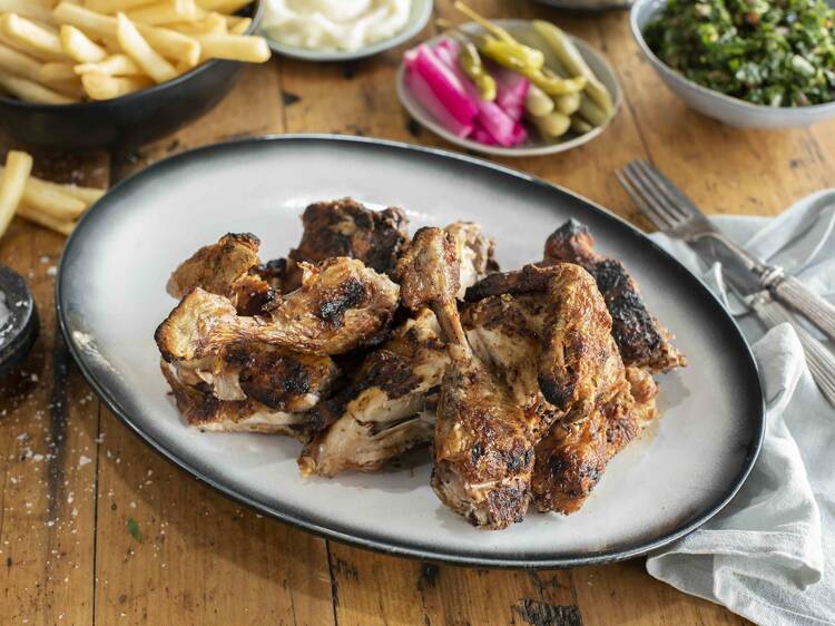 Chicken dish at Al Barakeh