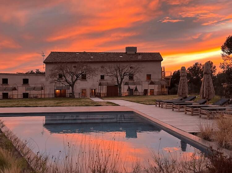 L'Anoia: Hotel Masia Can Farrés (El Burc)
