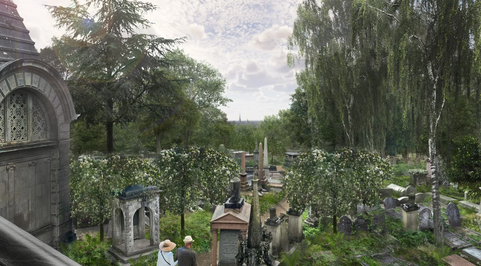 Highgate Cemetery revamp, London