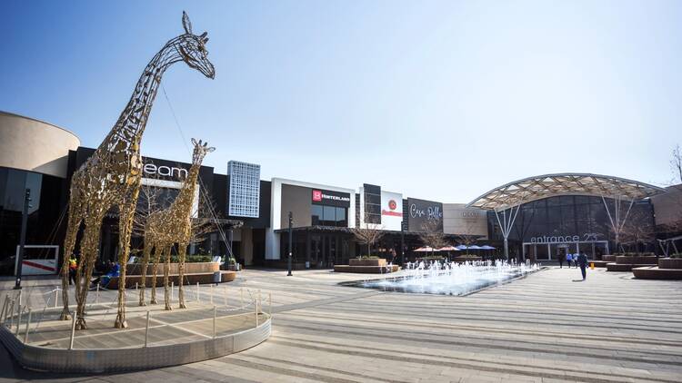 Outside of Mall of Africa in Midrand 