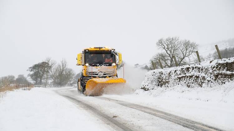 Snow in Yorkshire, England Snow in Yorkshire, England