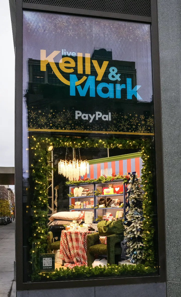 7 Hudson Square Holiday Window by ABC