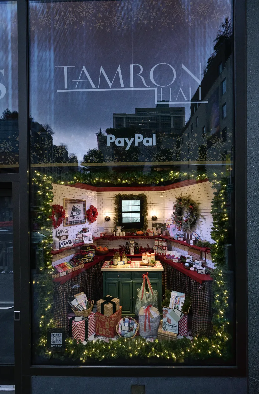 7 Hudson Square Holiday Window by ABC